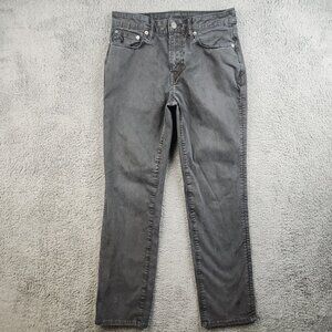 American Eagle AE Flex Original Straight Jeans Men's 29x30 Black Dark Wash Pants